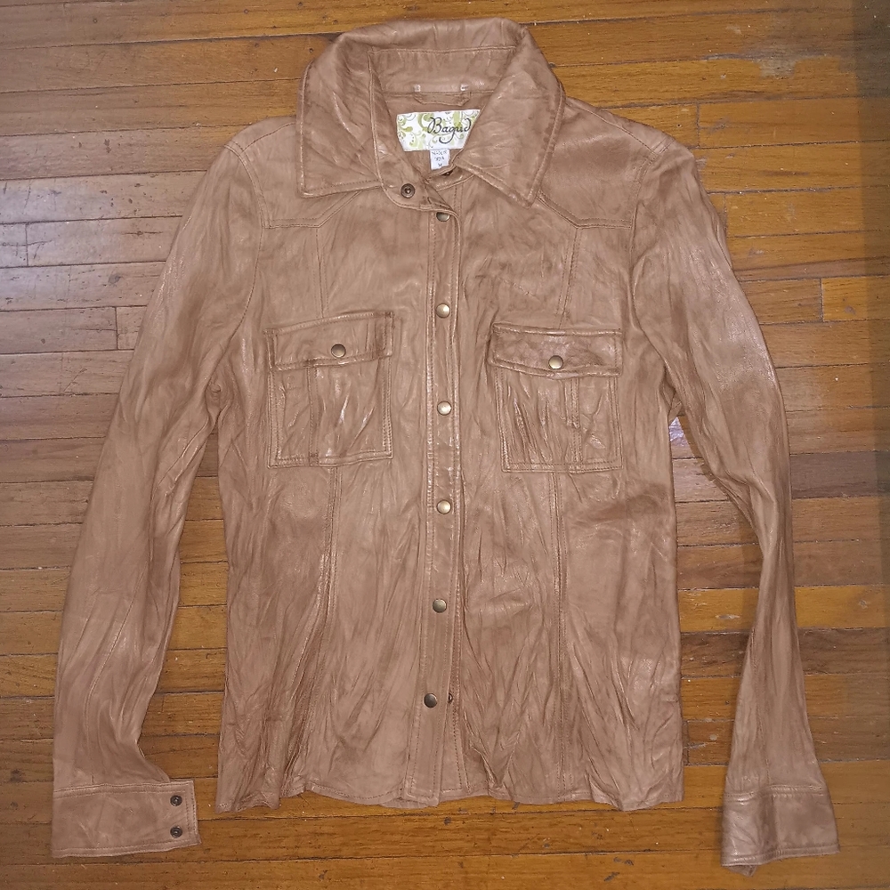 Baguda leather shirt